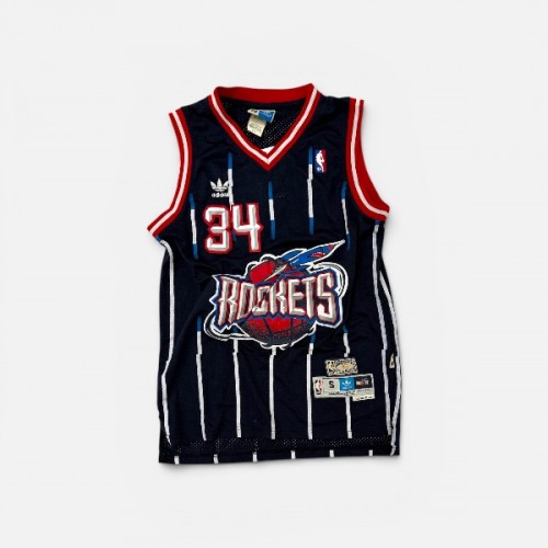HOUSTON ROCKETS OLAJUWON 34 ADIDAS NBA JERSEY S